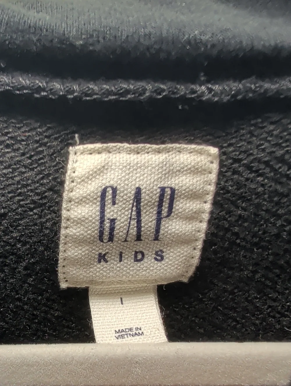 Gap Kids Halloween Skeleton Hoodie Black White Full Zip Spooky Fall Boys Size L